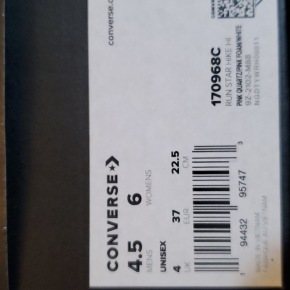 Converse Run Star Hike Hi Statement Flow Platform Unisex 170968C - Picture 8 of 9